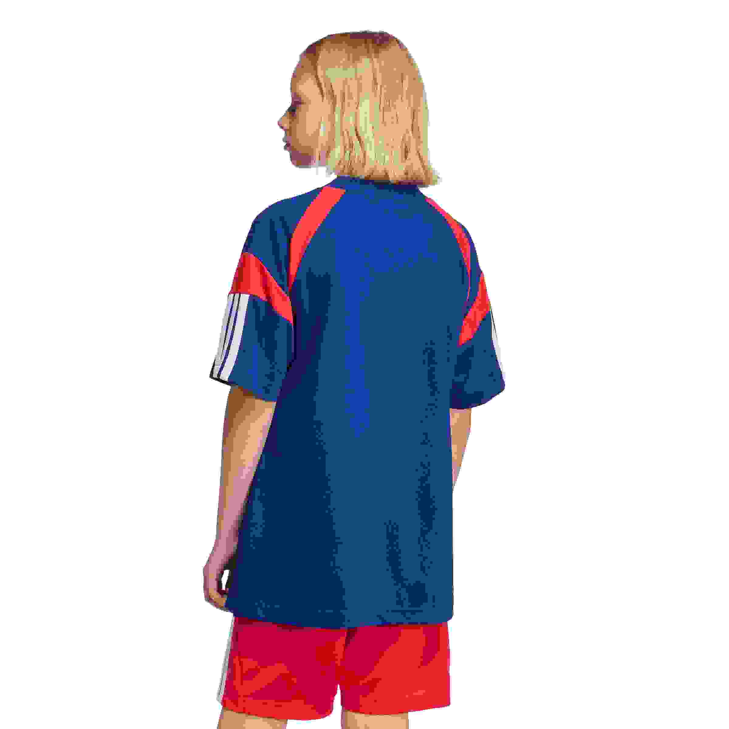 adidas House of Tiro Big Kids' Dark Blue T-Shirt